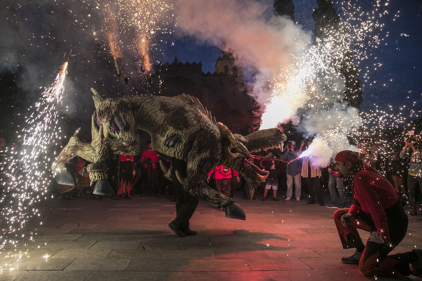 El correfoc de les Bèsties 2018. FOTO: Lali Puig