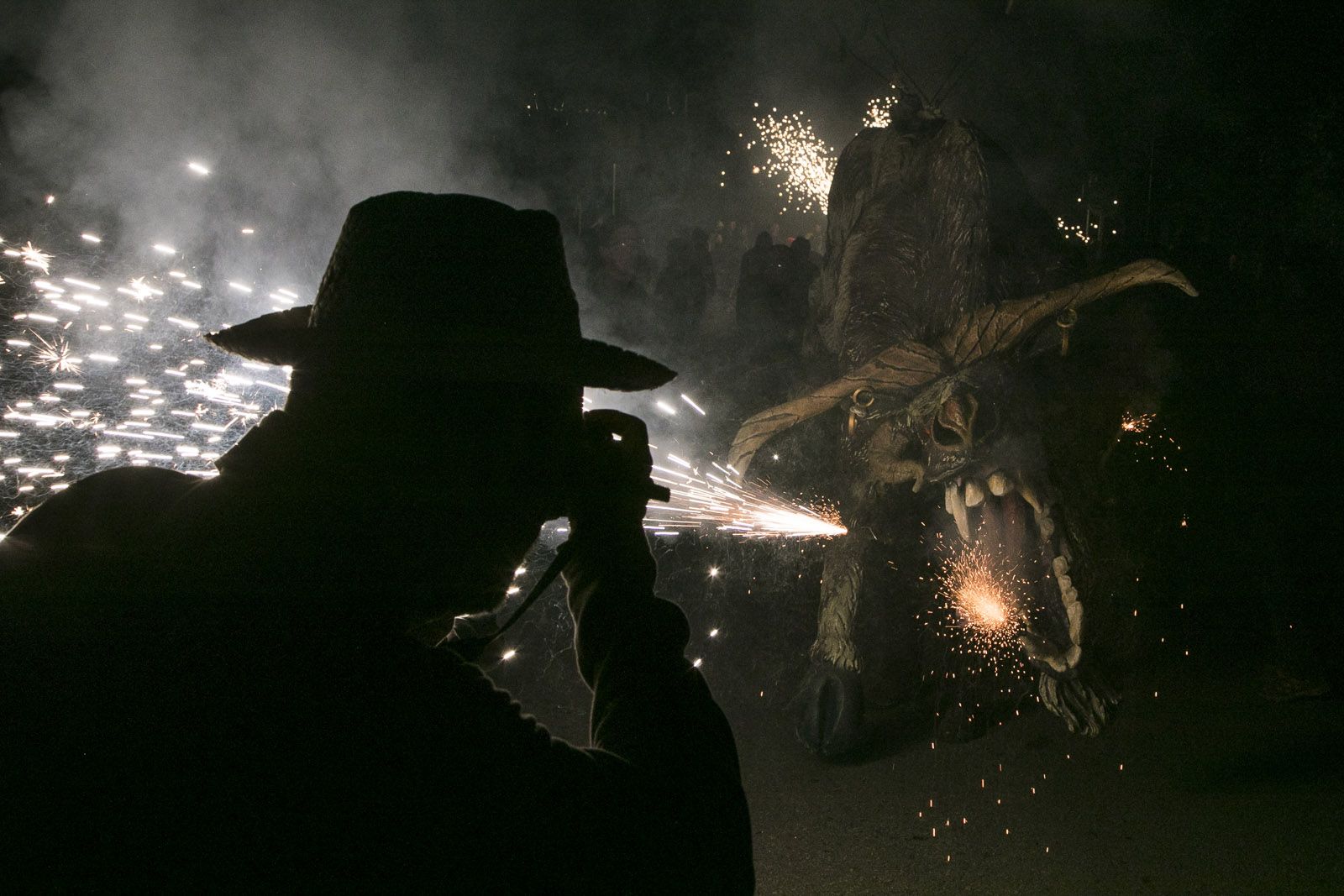 El correfoc de les Bèsties 2018. FOTO: Lali Puig