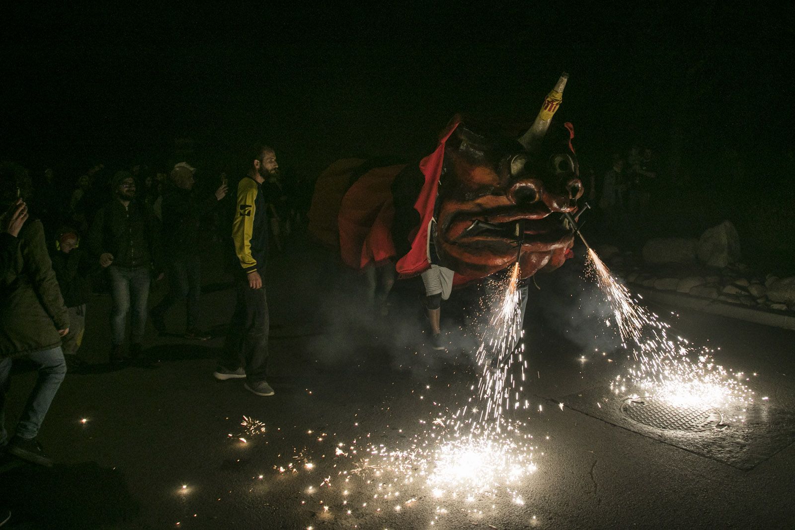 El correfoc de les Bèsties 2018. FOTO: Lali Puig