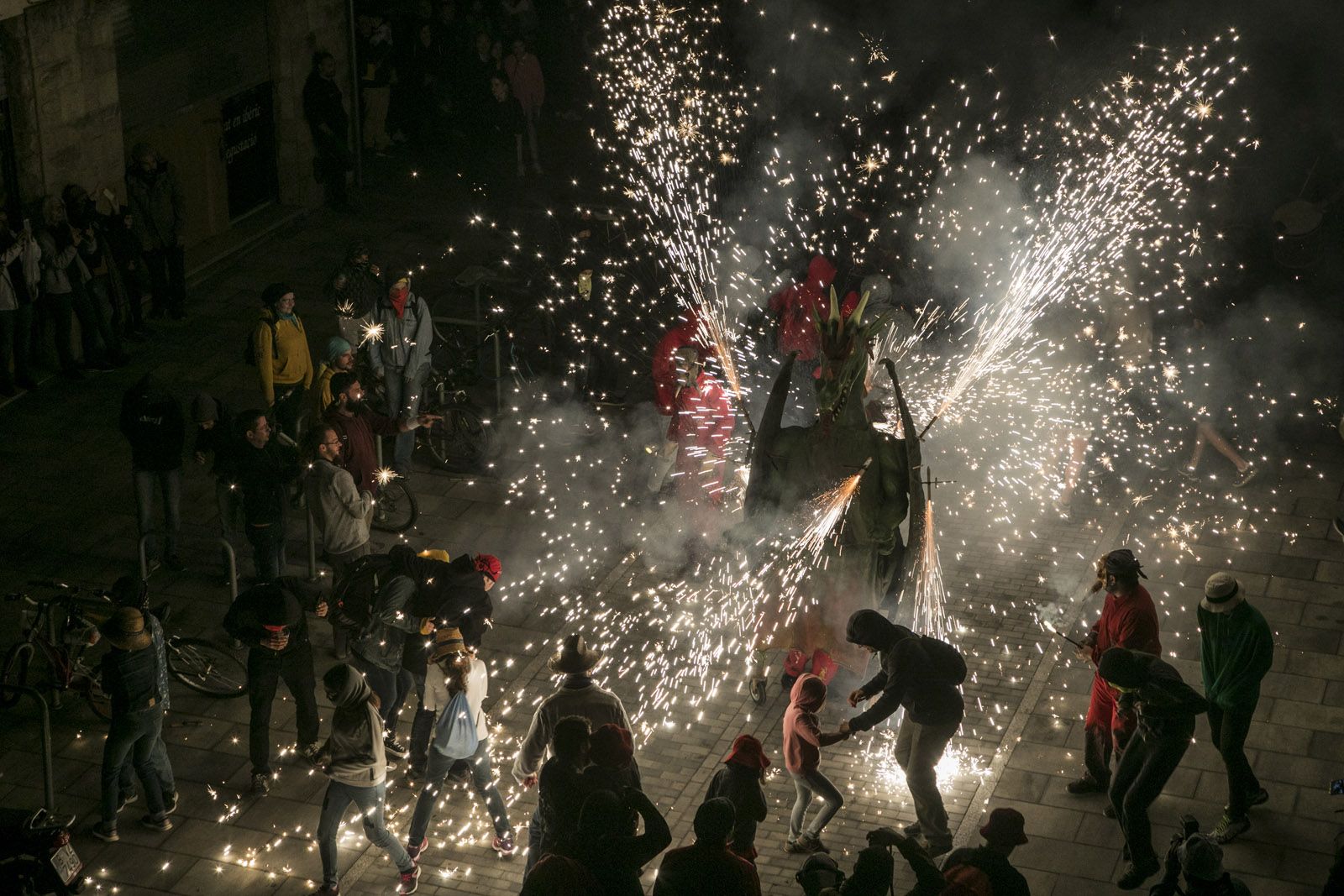 L'Encabronada: El correfoc de les Bèsties 2018. FOTO: Lali Puig