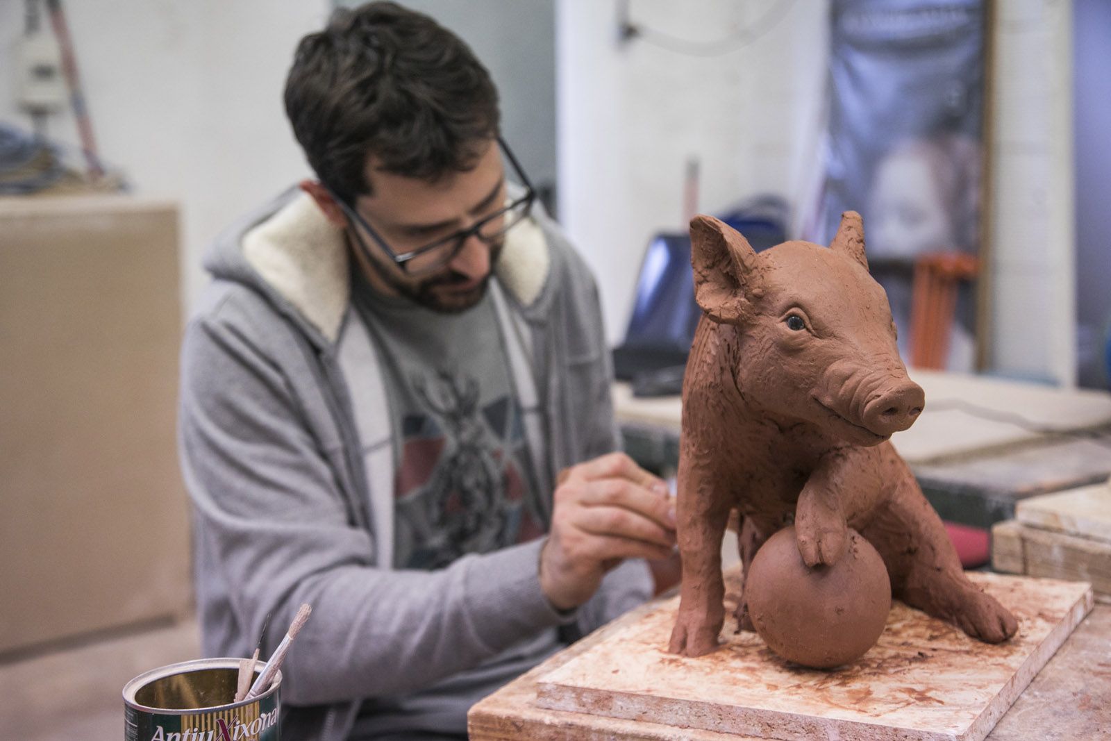 Portes obertes a les Naus de l’Art. FOTO: Lali Puig