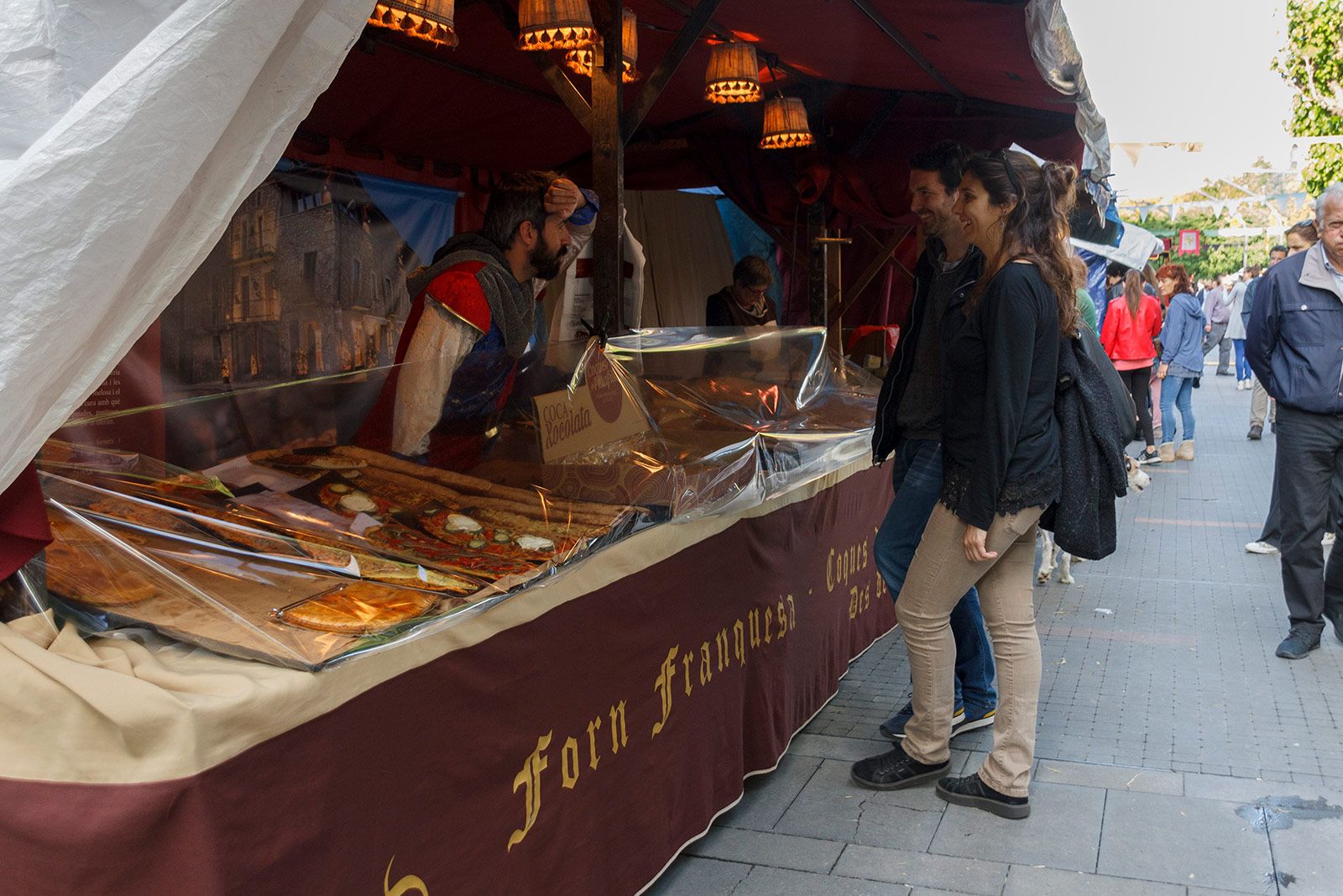 L'Encabronada: Mercat medieval a la Rambla del Celler. FOTO: Paula Galván