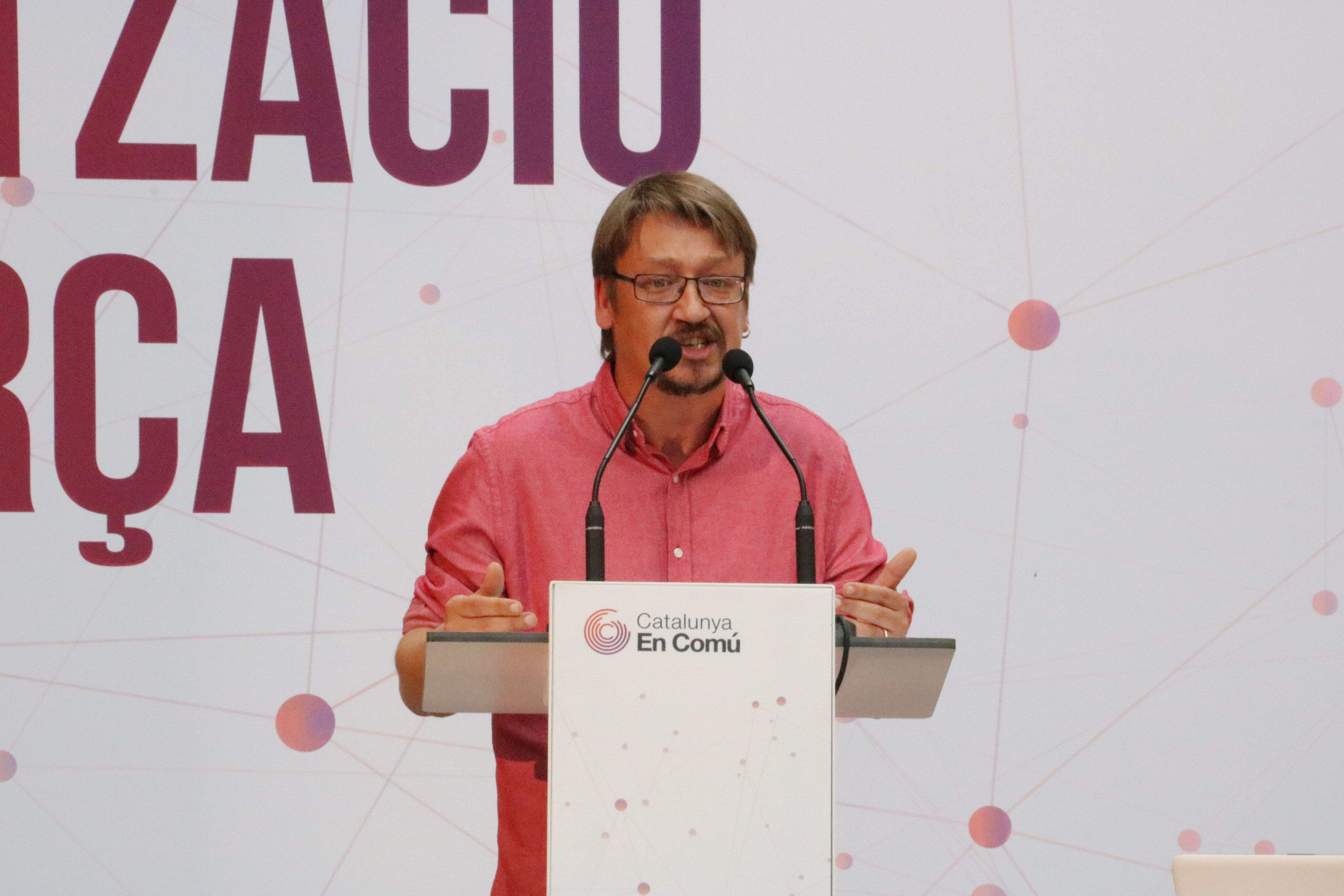Xavier Domènech, coordinador de Catalunya en Comú. FOTO: ACN.