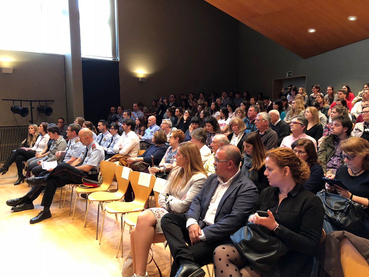 Presentació de la campanya dels Mossos d'Esquadra sobre els abusos a persones amb discapacitat FOTO: DinCat