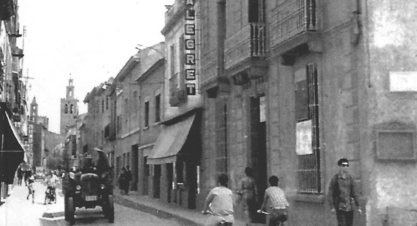 Carrer de Santiago Rusiñol als anys 60. FOTO: Carles Cabanas.
