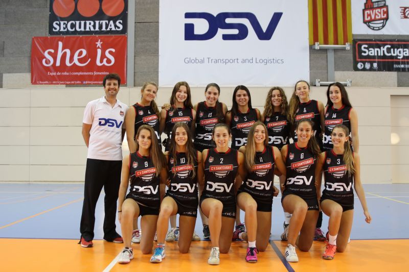 Cadet femení DSV CV Sant Cugat. FOTO: Club Voleibol Sant Cugat