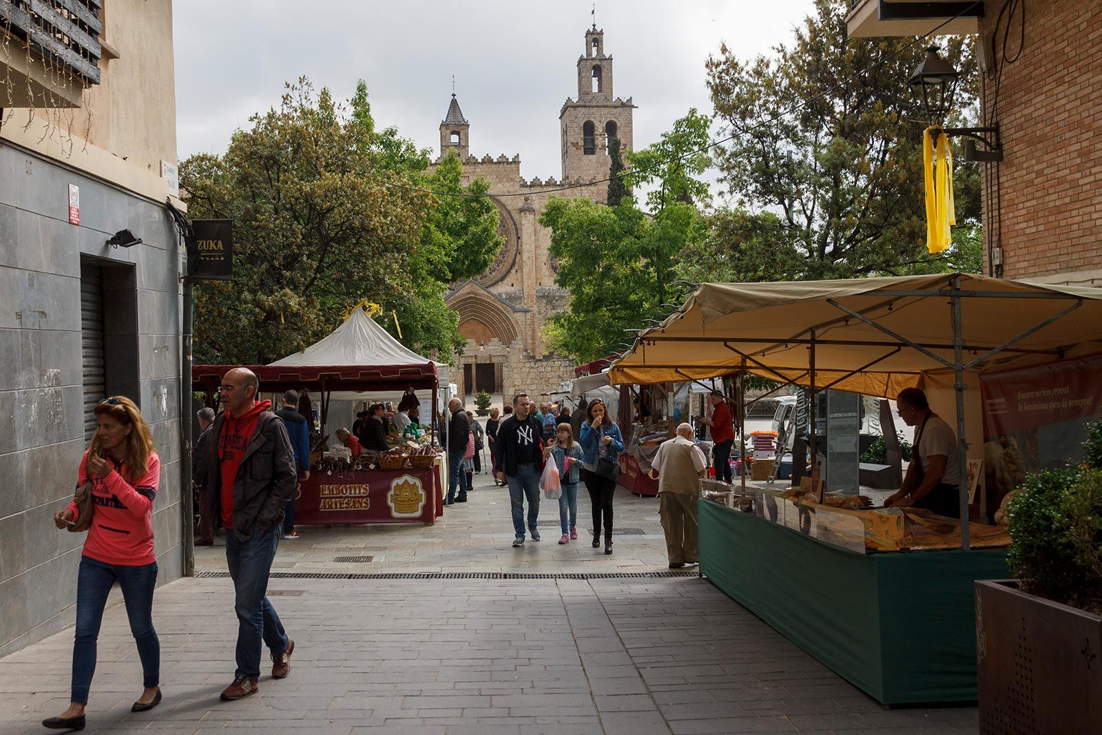Fira de Sant Ponç a la Plaça d'Octavià. FOTO: Paula Galván