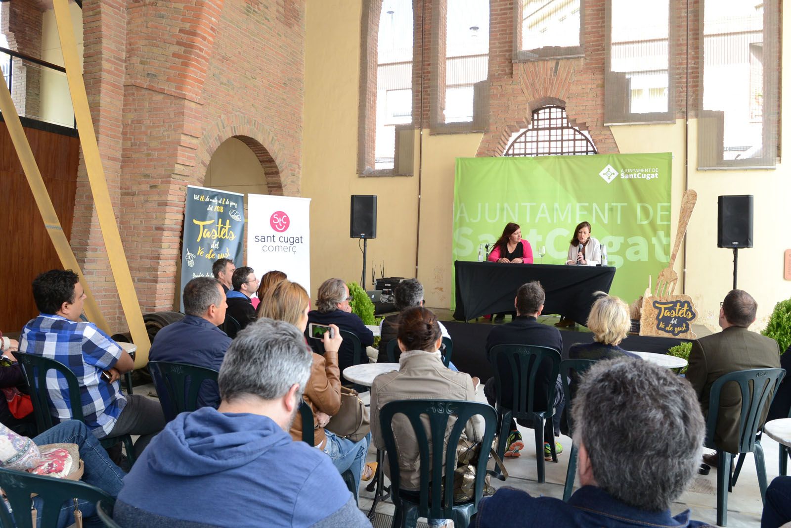 Presentació del Tastets del Ve de Gust, aquest dimarts, al Celler Modernista. FOTO: Silvia Polanco.