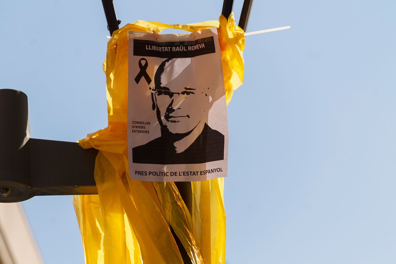 Sant Cugat ha acollit diversos actes en suport al seu veí Raül Romeva FOTO: Paula Galván