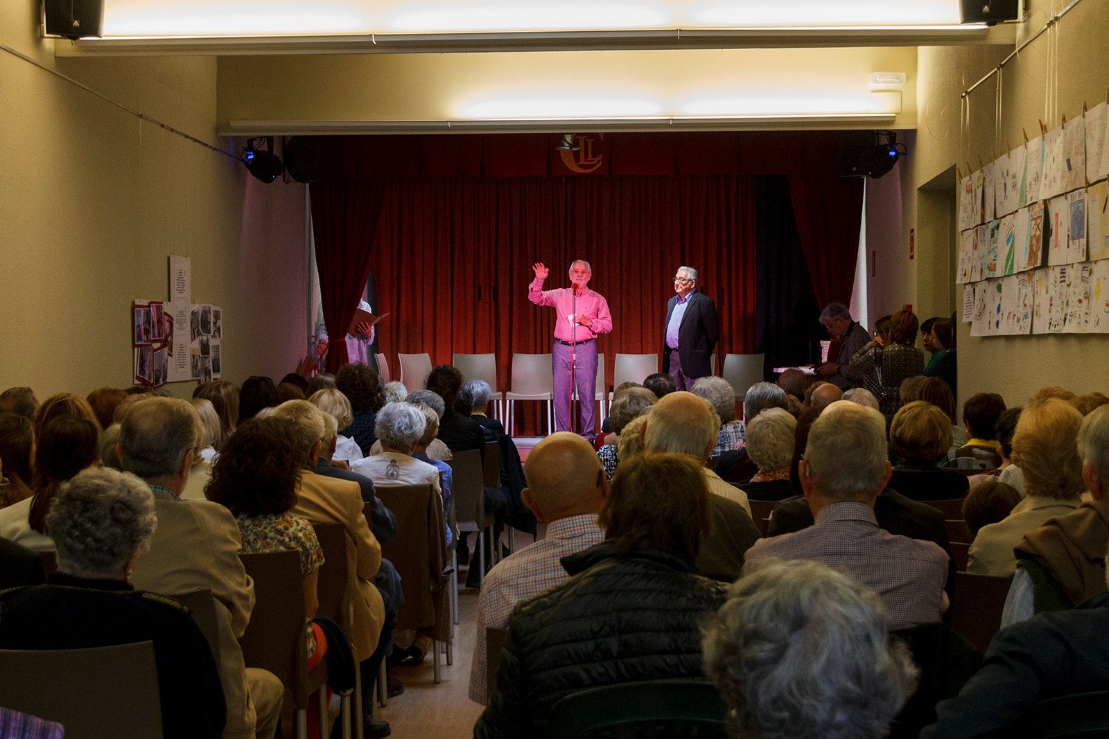 Jocs Florals al Casal de la Gent Gran. FOTO: Paula Galván