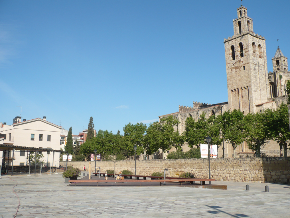Imatge de la plaça de l'U d'octubre FOTO: Arxiu