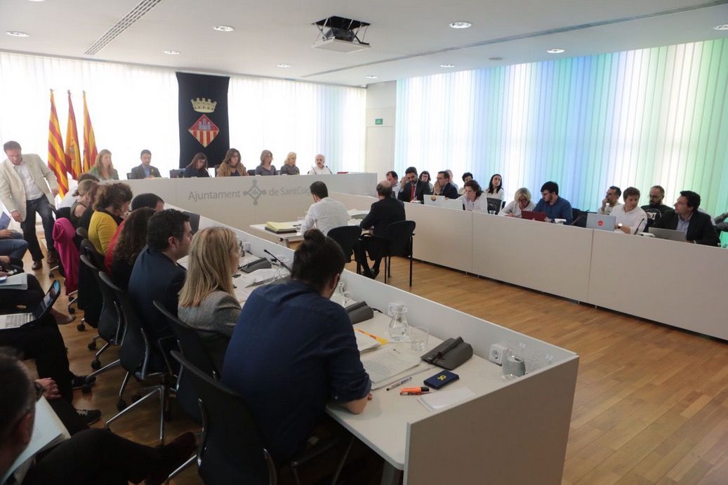 El ple municipal del mes de maig. FOTO: Artur Ribera