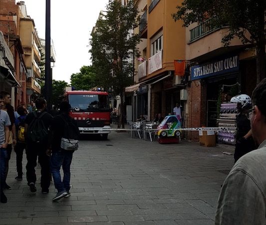 Els fets han passat a un edifici del carrer de Valldoreix. FOTO: Cedida