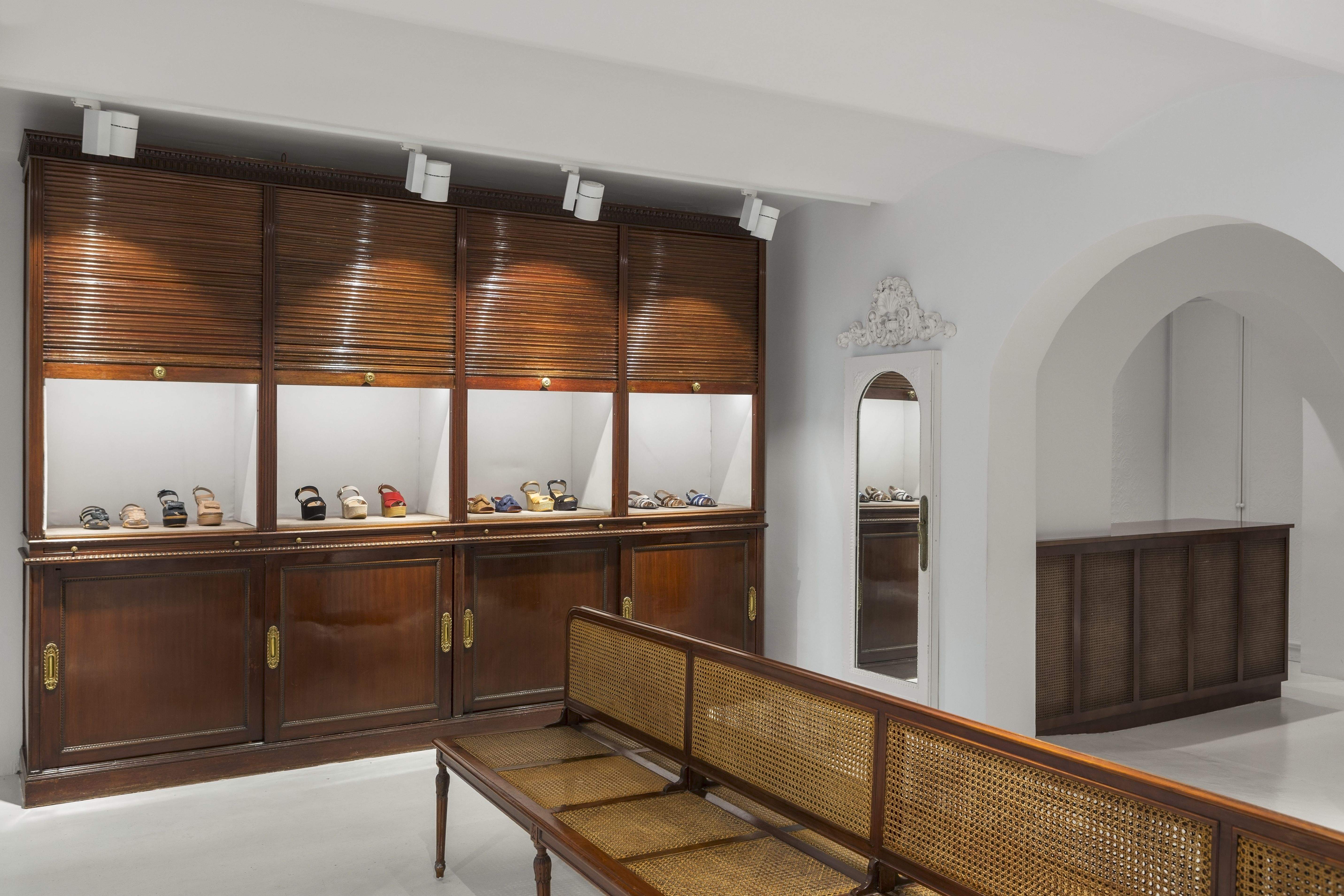 L'interior de la sabateria Álvarez, que se situa a la rambla de Catalunya, 96 a Barcelona FOTO: Cedida