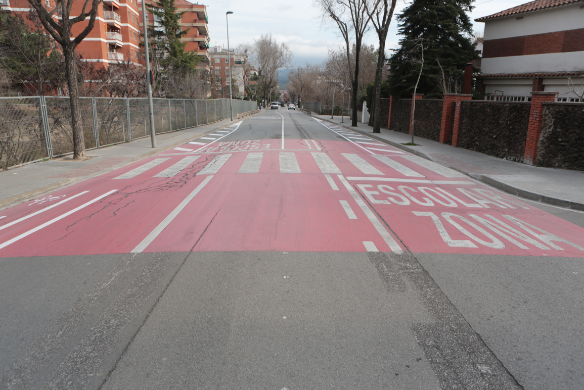 Tram de l'avinguda de Rius i Taulet que encara està sense carril bici FOTO: Artur Ribera