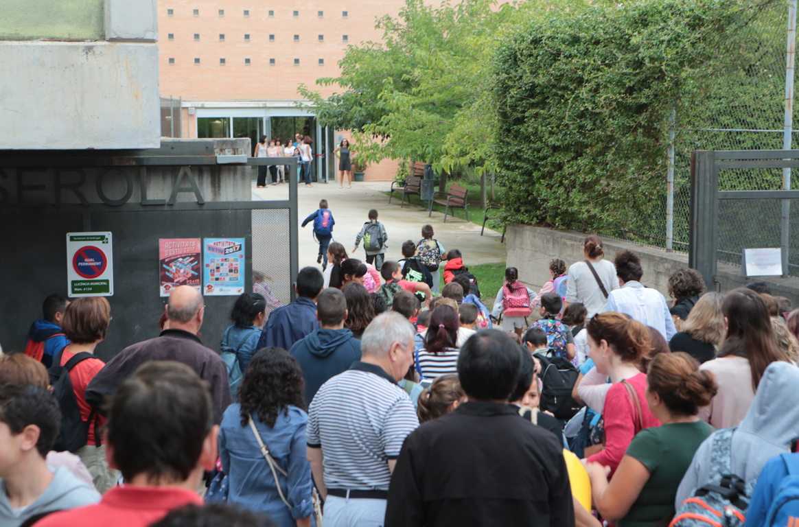 Entrada a l'Escola Collserola de Sant Cugat del Vallès. FOTO: Artur Ribera