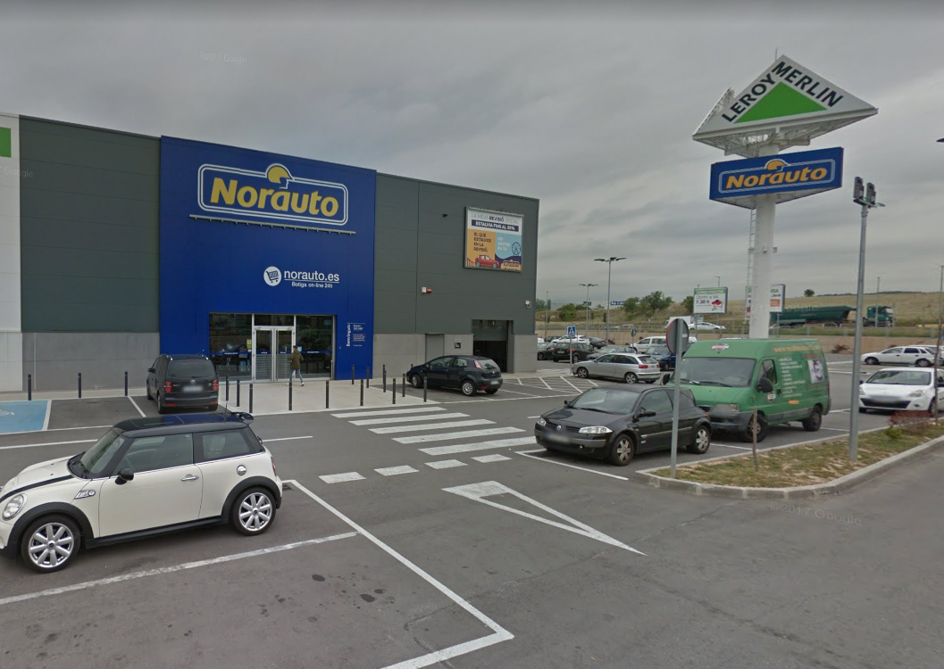 El Nourauto de la carretera de Rubí, al terme municipal de Sant Cugat del Vallès FOTO: Google Maps