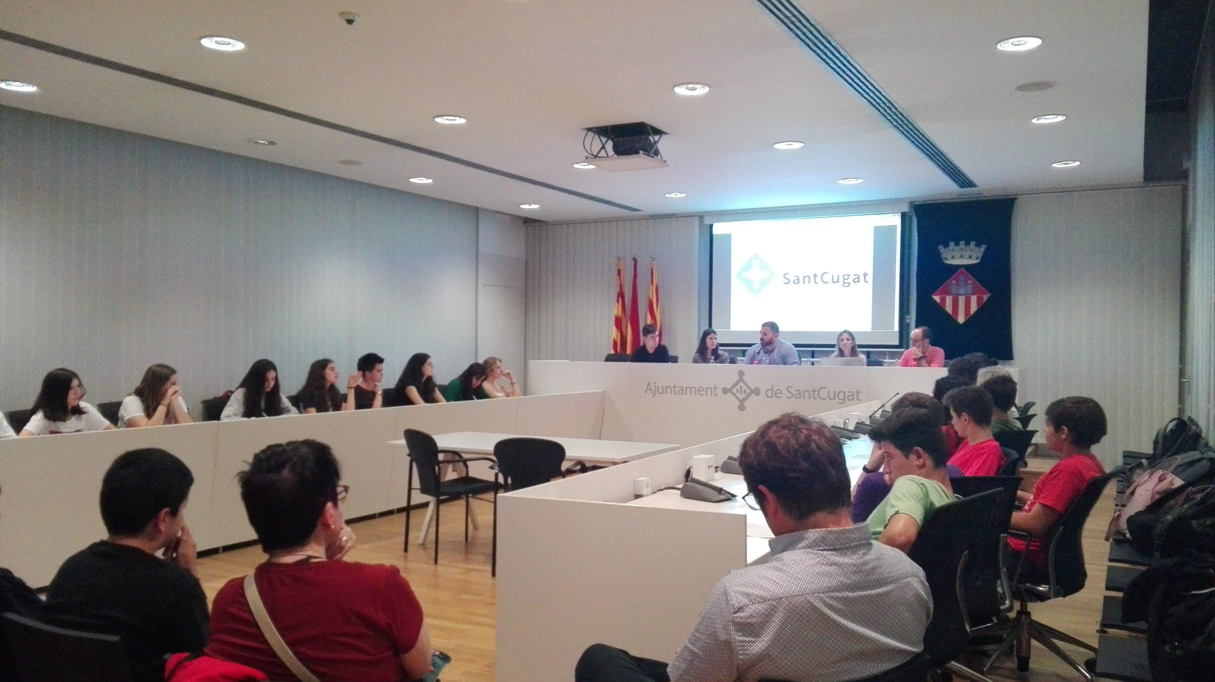 Sessió de tancament del Consell de Joves 2017-2018. FOTO: Ferran Mitjà