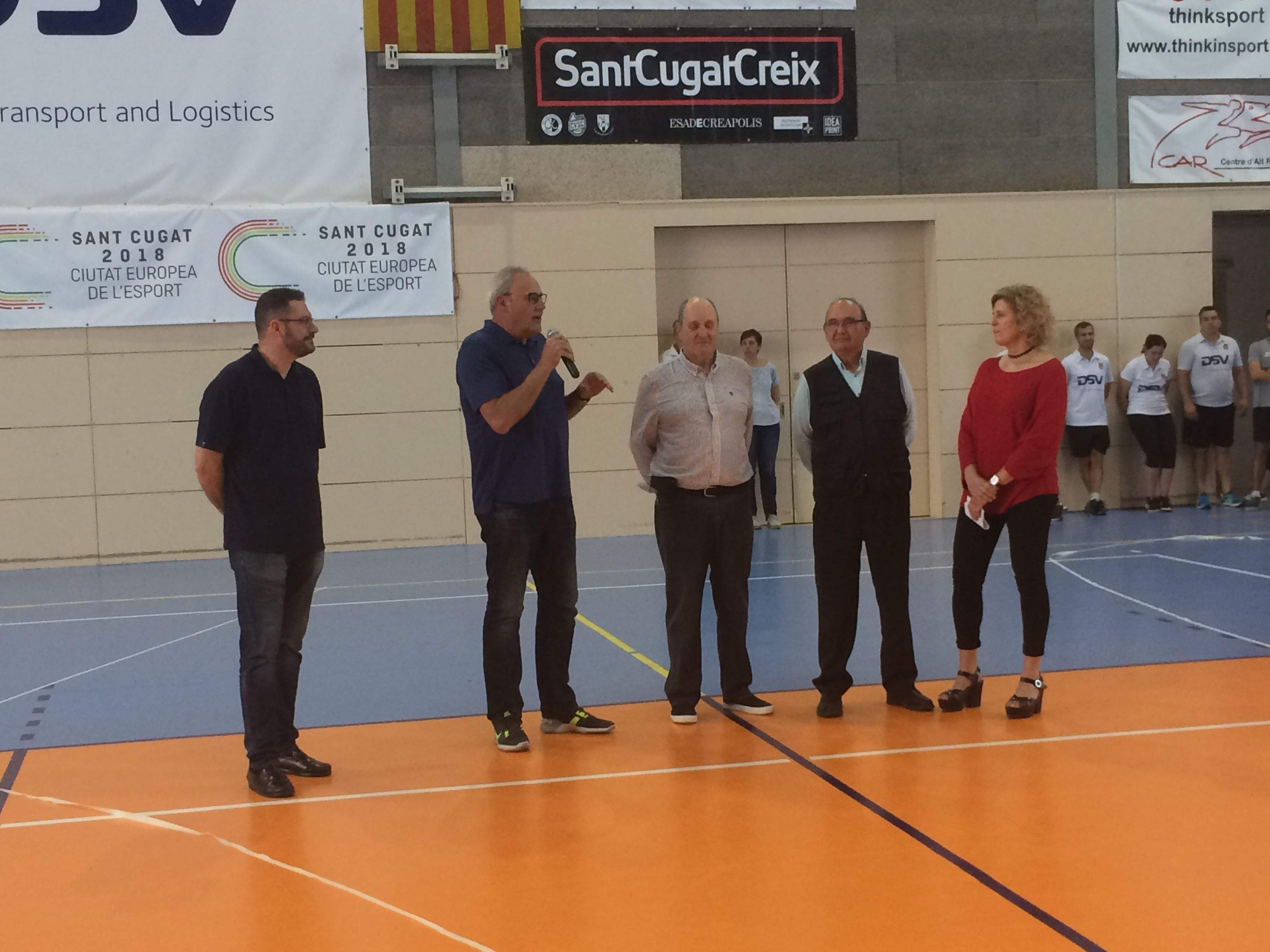D'esquerre a dreta, Lluís Moreno, Miquel Martínez, Francesc Tortosa, Carles Castro i Núria Terribas. FOTO: À. L. P.