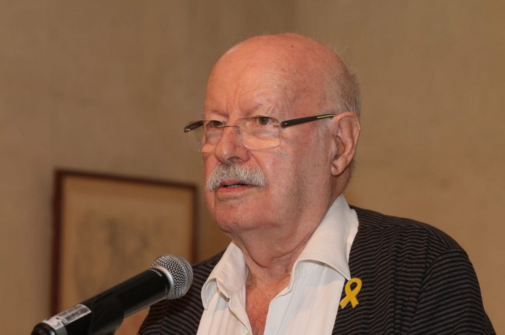 Joan Tortosa és Fill Predilecte de Sant Cugat. FOTO: Lali Álvarez