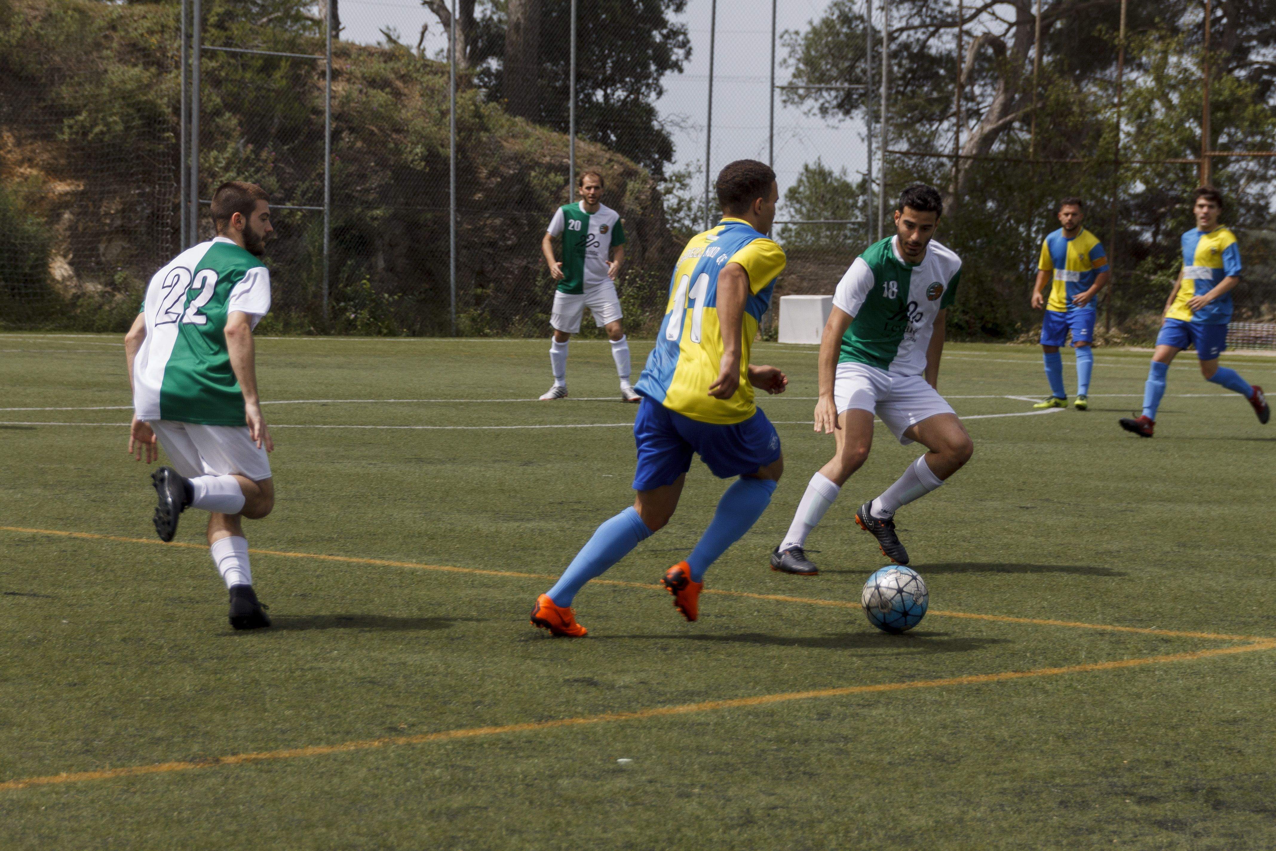 El Valldoreix FC ha perdut (1-4) amb la UE Sabadell Nord CF. FOTO: Paula Galván