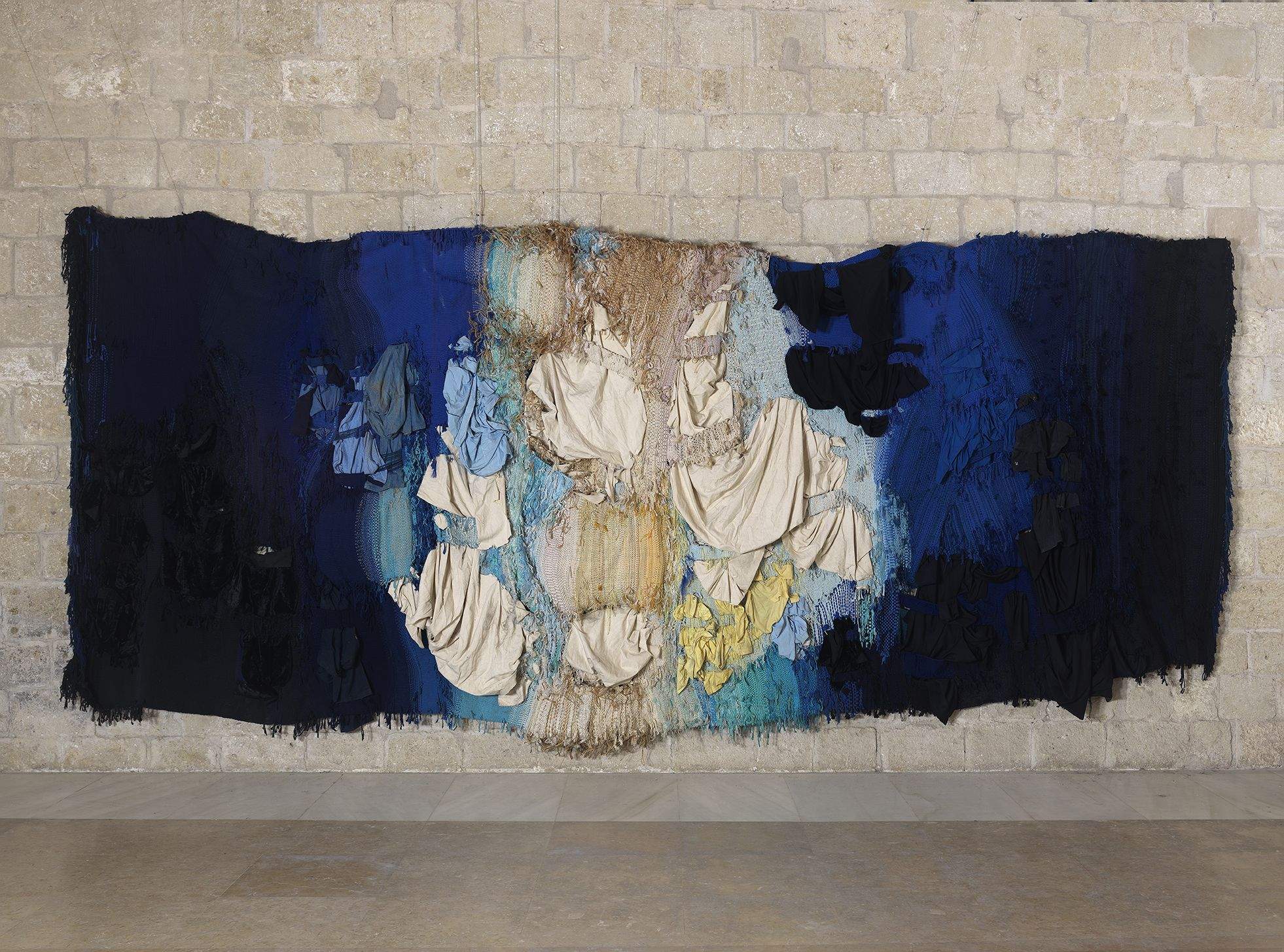 El tapís 'Hores de Llum i de Foscor', de l'artista desaparegut Josep Grau-Garriga. FOTO: cedida