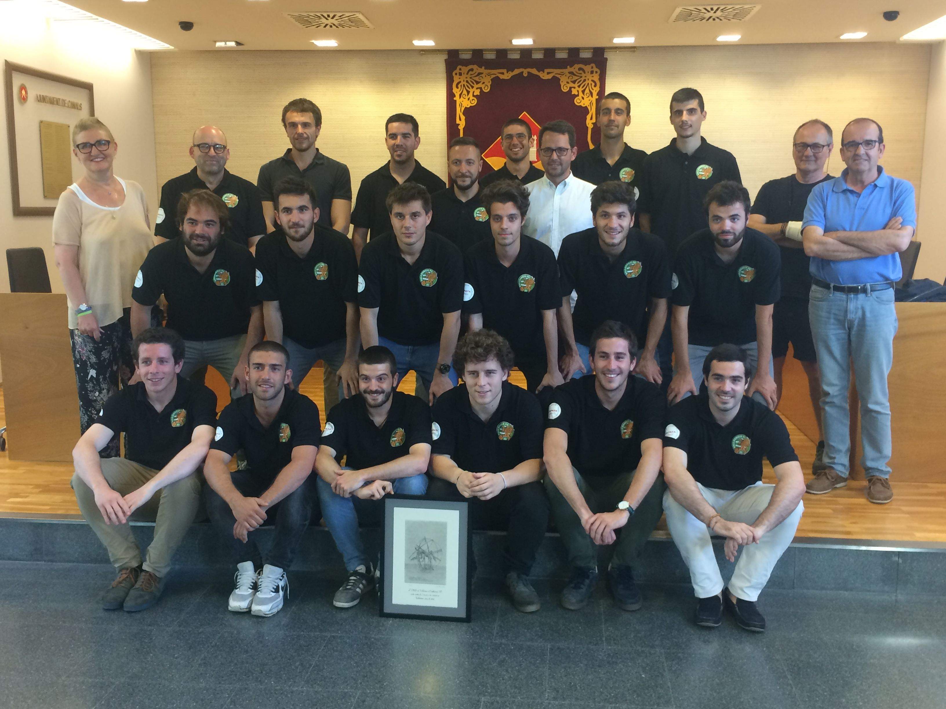 L'EMD de Valldoreix ha ofert una recepció al Valldoreix Futbol Club. FOTO: Àlex López Puig