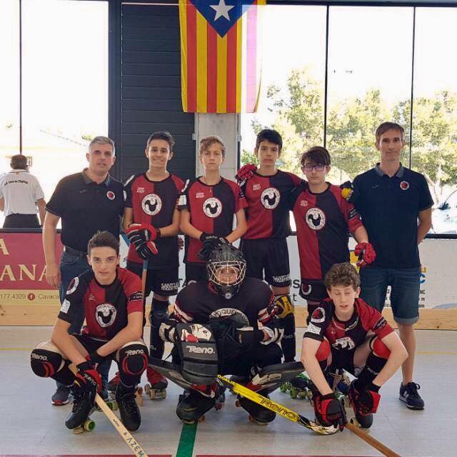 L'equip aleví A del Patí Hoquei Club Sant Cugat. FOTO: Cedida