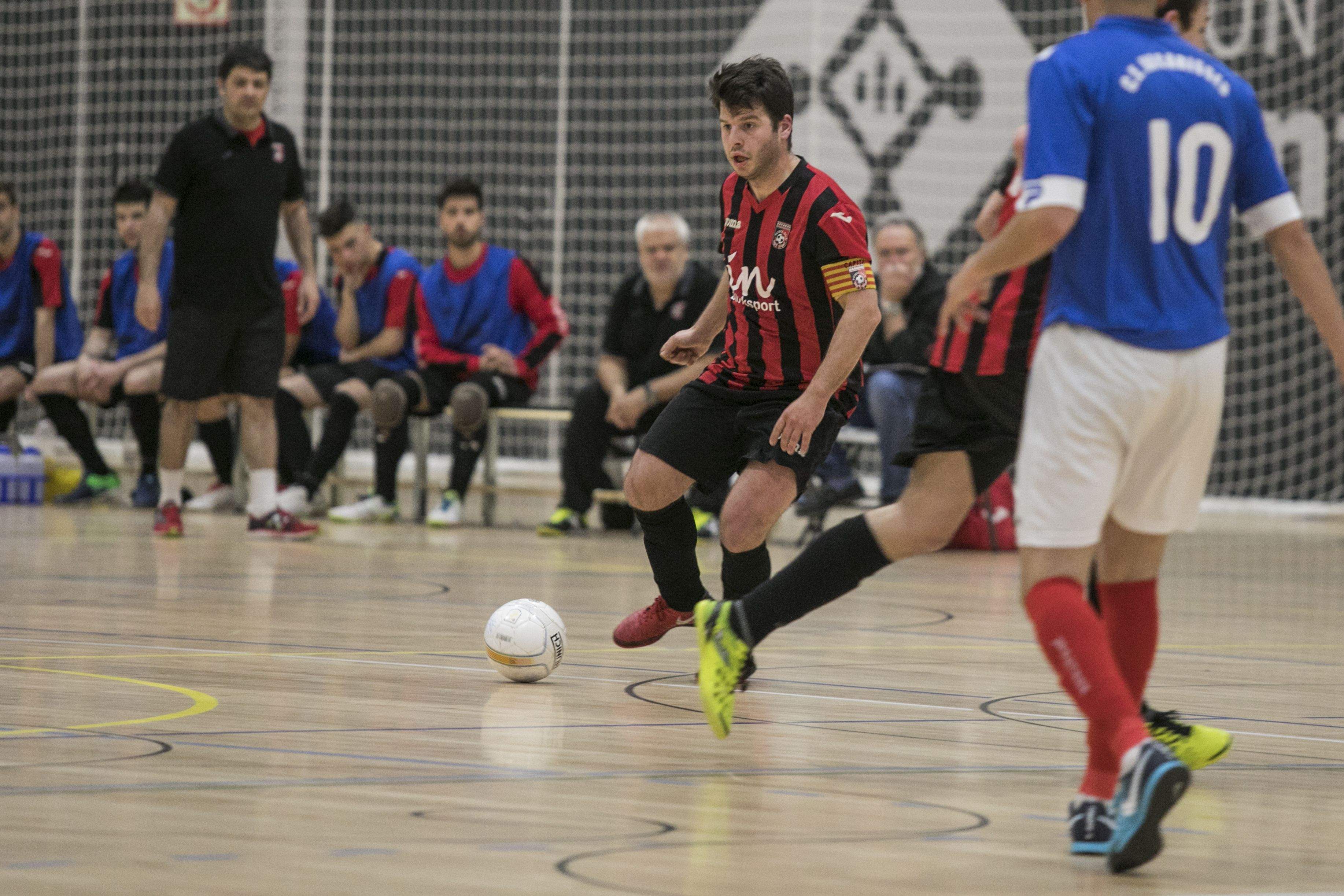 Òscar Rosell Xaus en un partit d'aquesta temporada. FOTO: Lali Puig