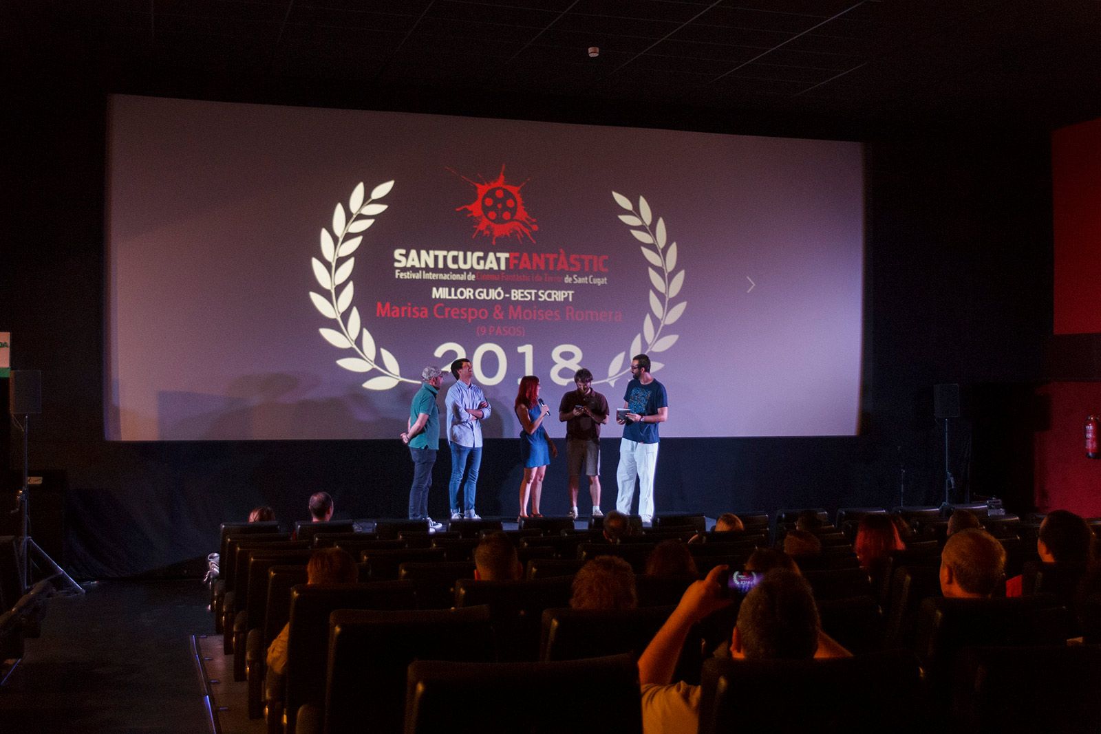 Lliurament de premis del Sant Cugat Fantastic. FOTO: Paula Galván
