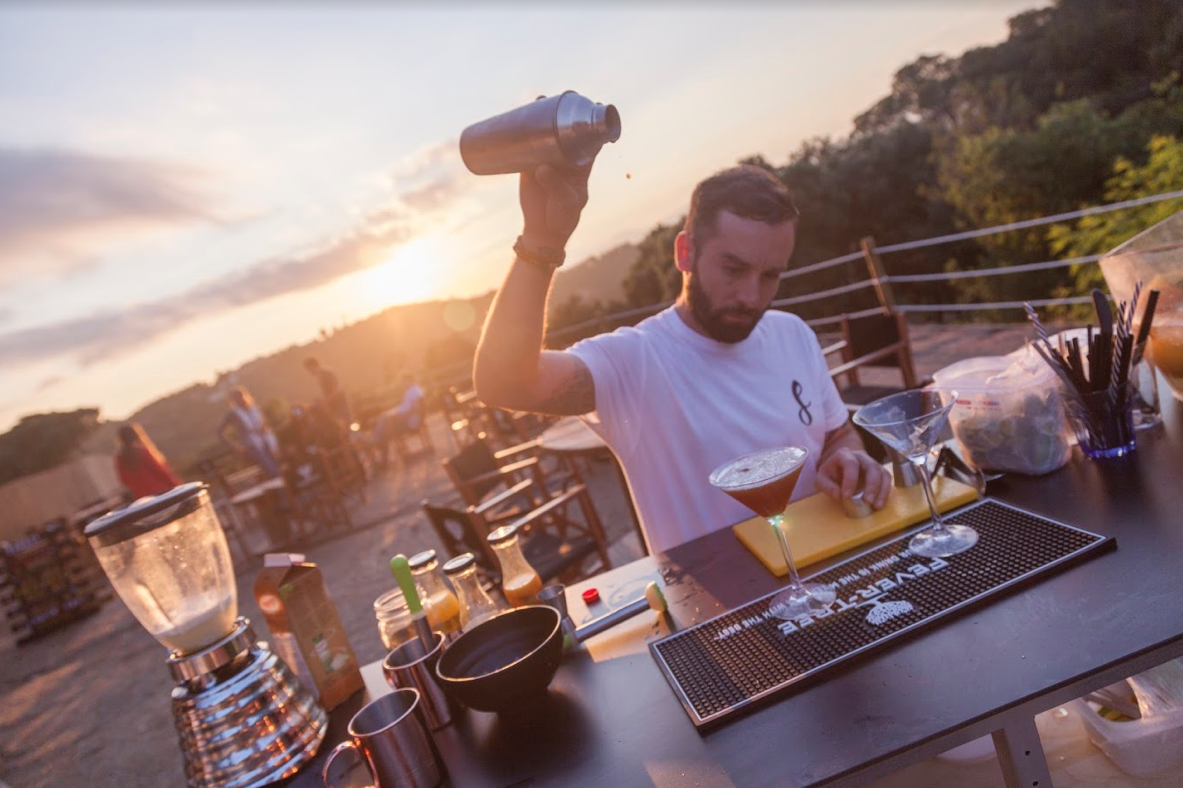 Sunset Barcelona és una terrassa excepcional situada en ple Collserola i amb unes vistes impressionants FOTO: Cedida