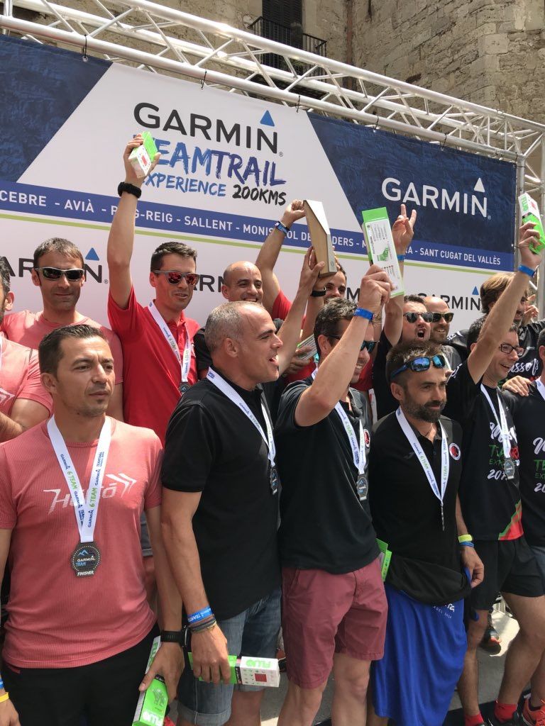 Guanyadors 2a Garmin TeamTrail. FOTO: Twitter Eloi Rovira