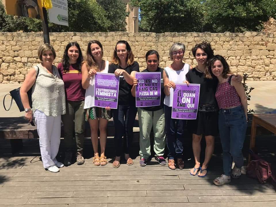 L'Espai Arrel, Desplaça Jove i la Festa Major Alternativa han unit forces contra la violència masclista. FOTO: Cedida