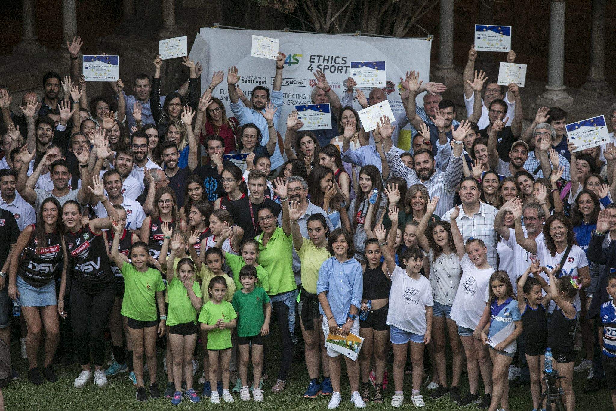 Participants en l¡acte de cloenda d'Ethic4Sports. FOTO: Localpres