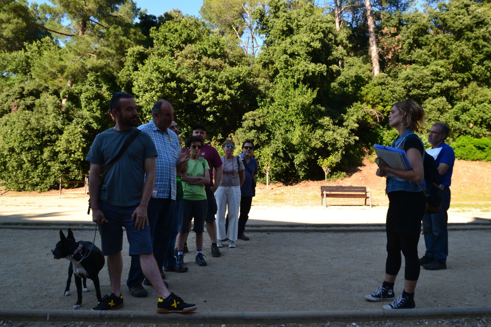 La jornada de sensibilització sobre franges forestals que es va celebrar a La Floresta. FOTO: Silvia Polanco
