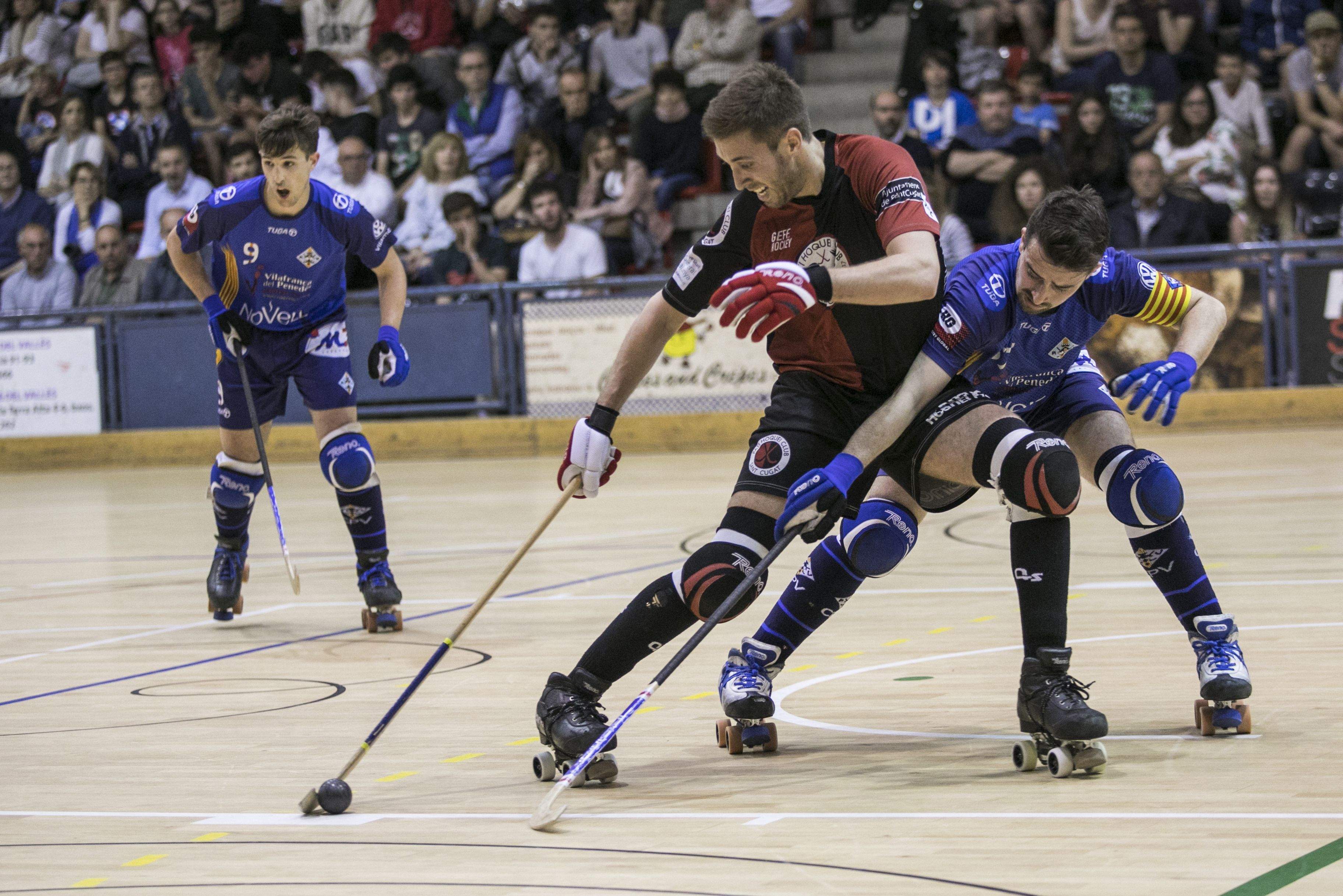 Joan Farnés, en un partit d'aquesta temporada 2017-2018. FOTO: Lali Puig