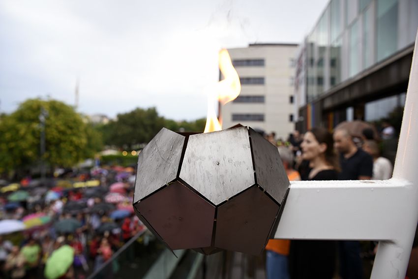 Pregó de Festa Major Sant Cugat. Foto: Bernat Millet.