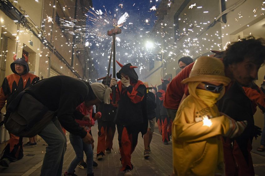 Correfoc infantil i jove de Festa Major. Foto: Bernat Millet.