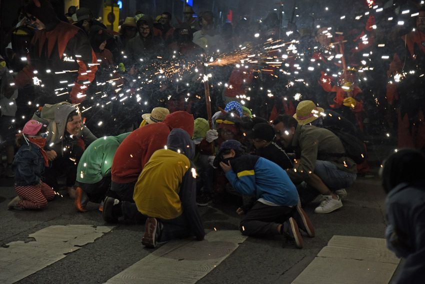 Correfoc infantil i jove de Festa Major. Foto: Bernat Millet.
