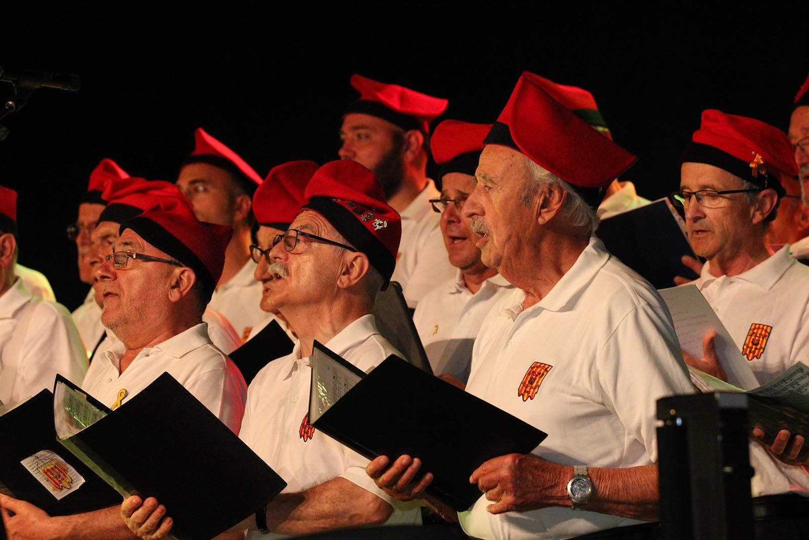 Concert amb el Cor de la Societat Coral la Lira i la Cobla Sant Jordi. Foto: Lali Álvarez