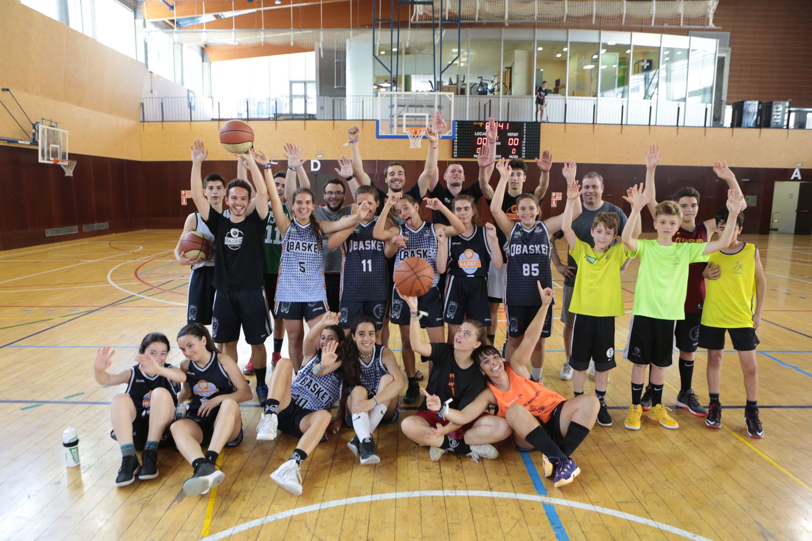 El 3x3 del Qbasket per la Festa Major. FOTO: Qbasket Sant Cugat.