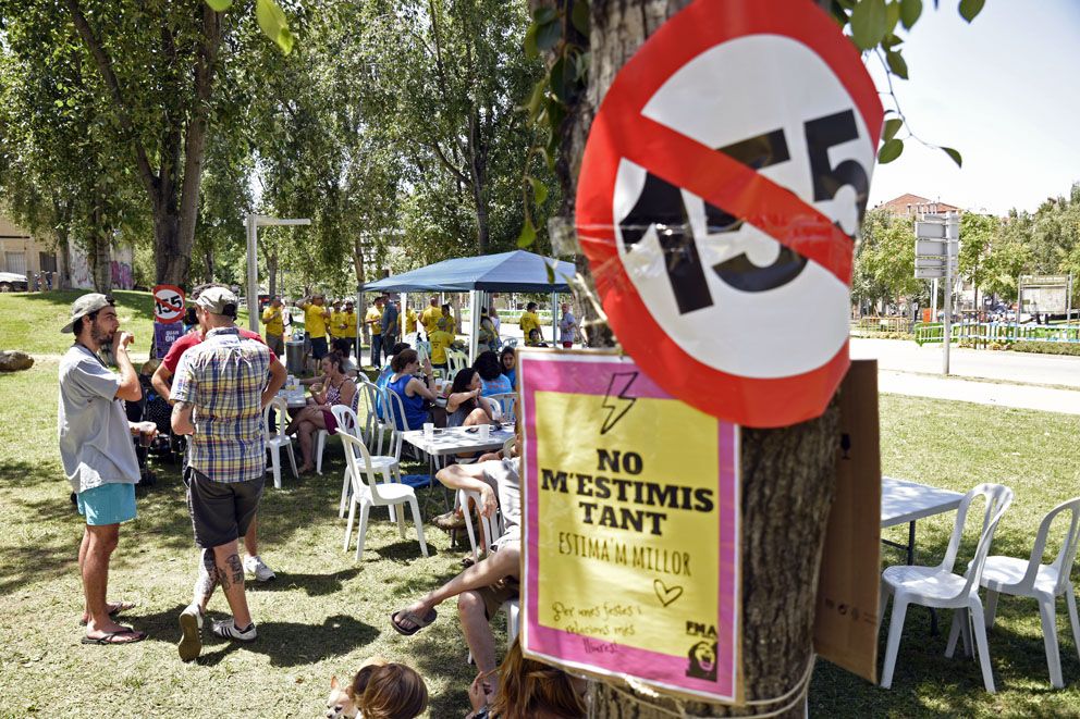 Concurs de truites i dinar popular. Foto: Bernat Millet.