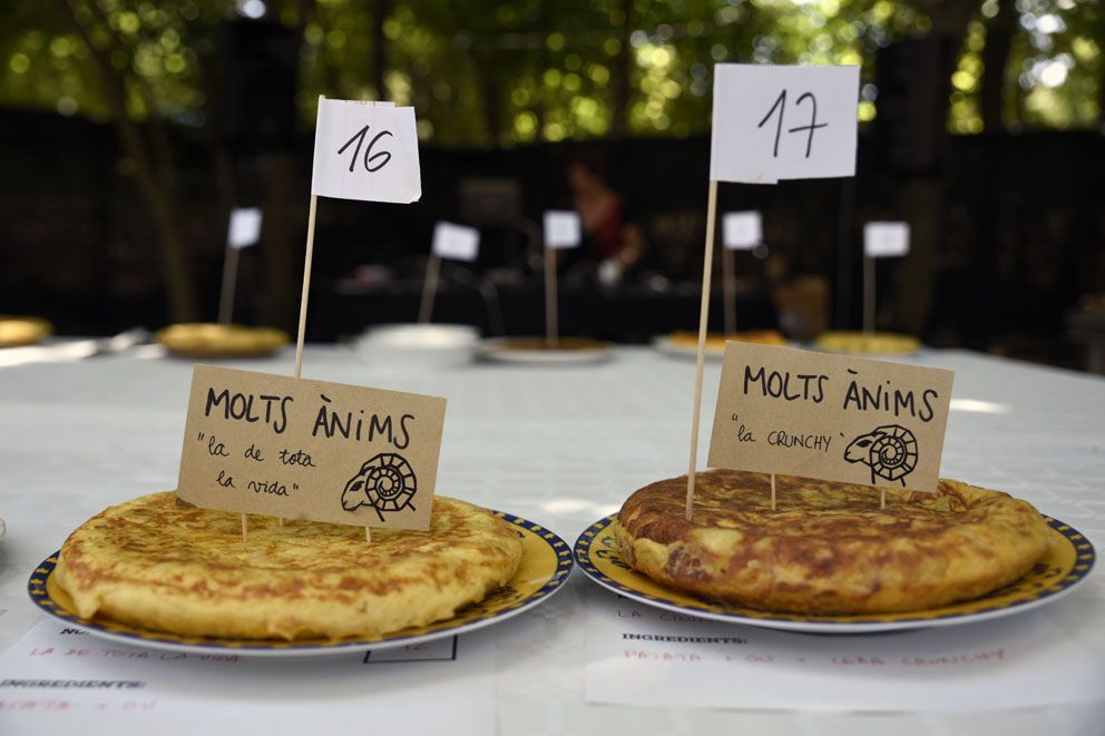 Concurs de truites i dinar popular. Foto: Bernat Millet.