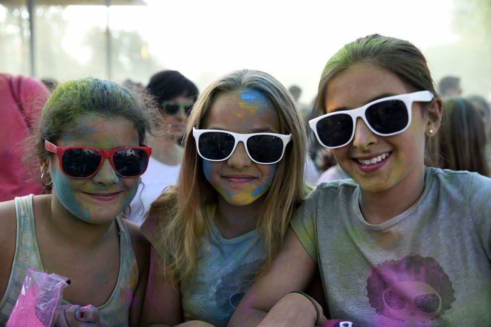 Holi Festival de Festa Major. Foto: Bernat Millet.