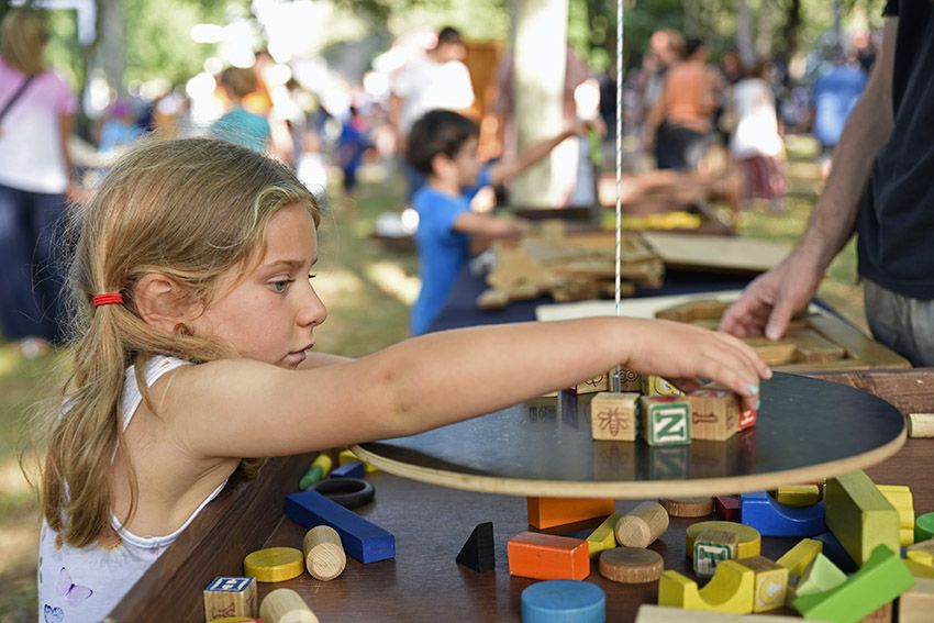 Racó Infantil de Festa Major. Foto: Bernat Millet.