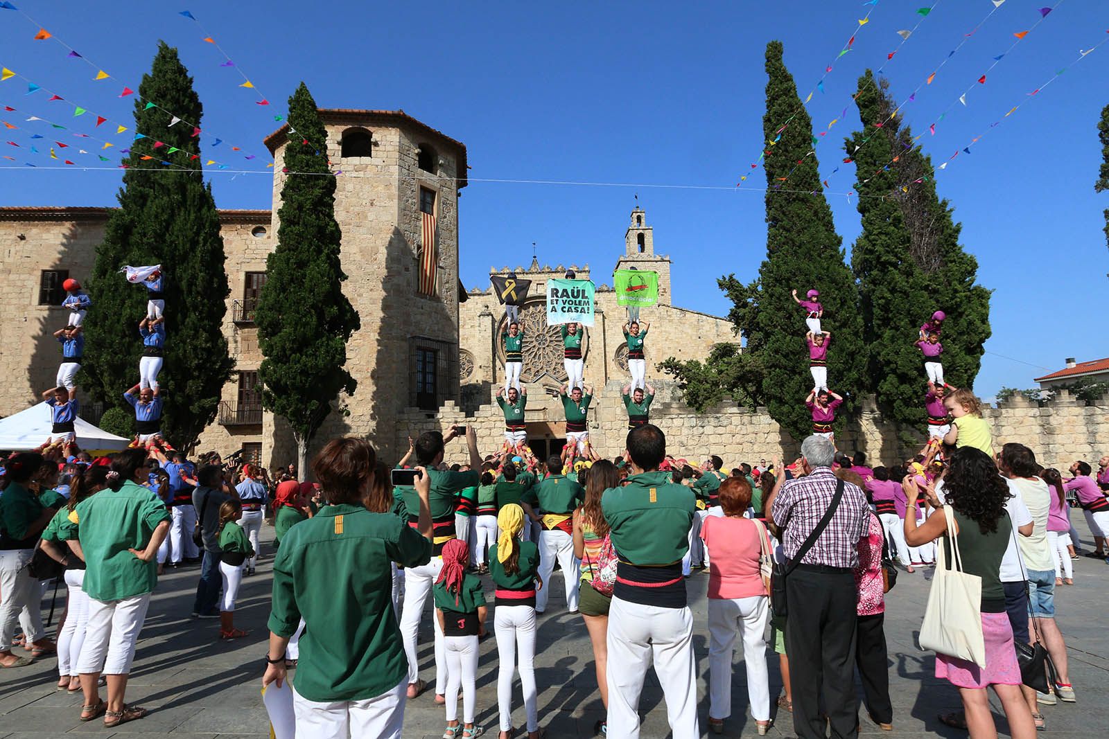 XXIII Actuació Castellera de Festa Major. Foto: Lali Álvarez