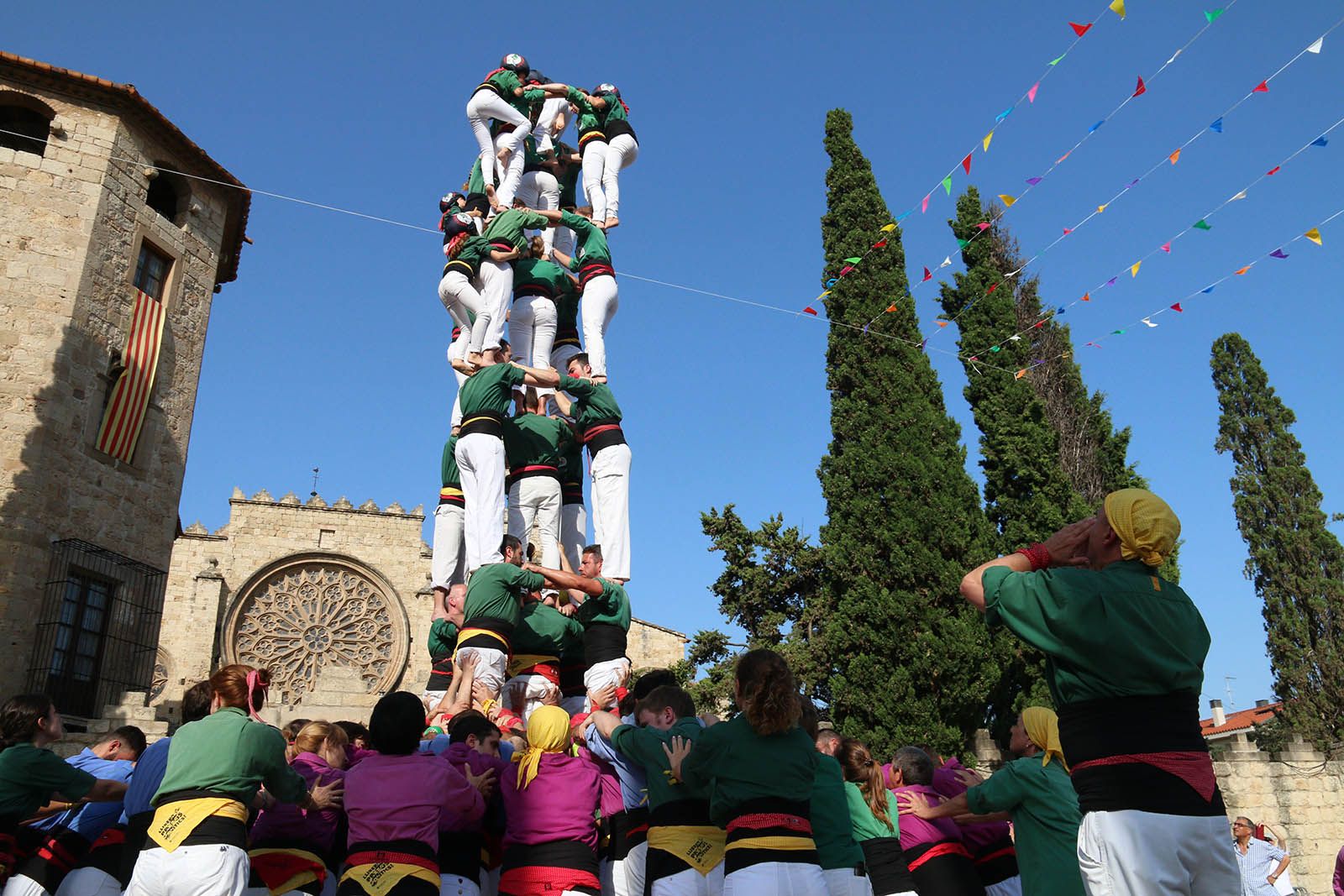 XXIII Actuació Castellera de Festa Major. Foto: Lali Álvarez