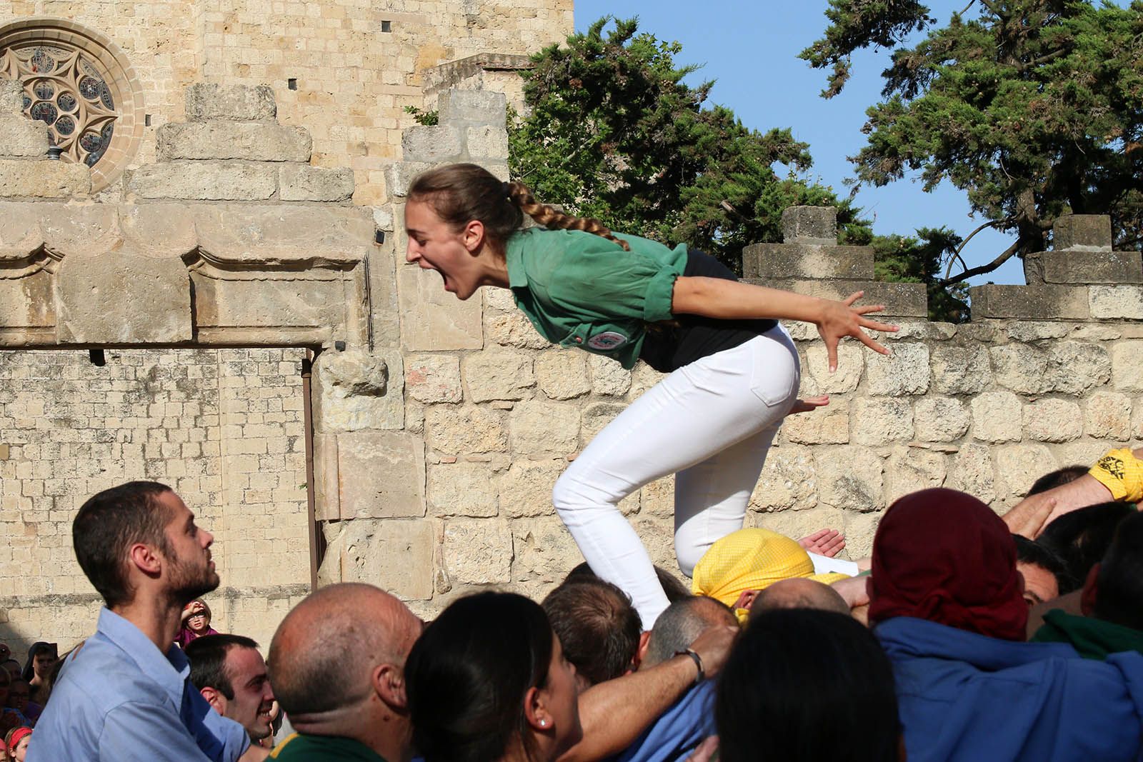 XXIII Actuació Castellera de Festa Major. Foto: Lali Álvarez