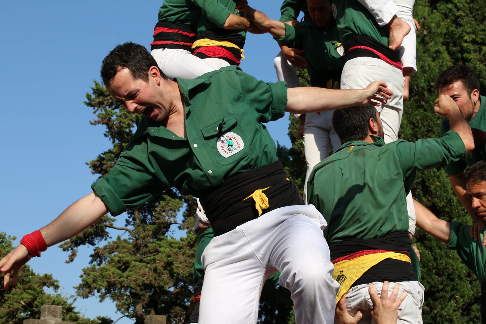 XXIII Actuació Castellera de Festa Major. Foto: Lali Álvarez