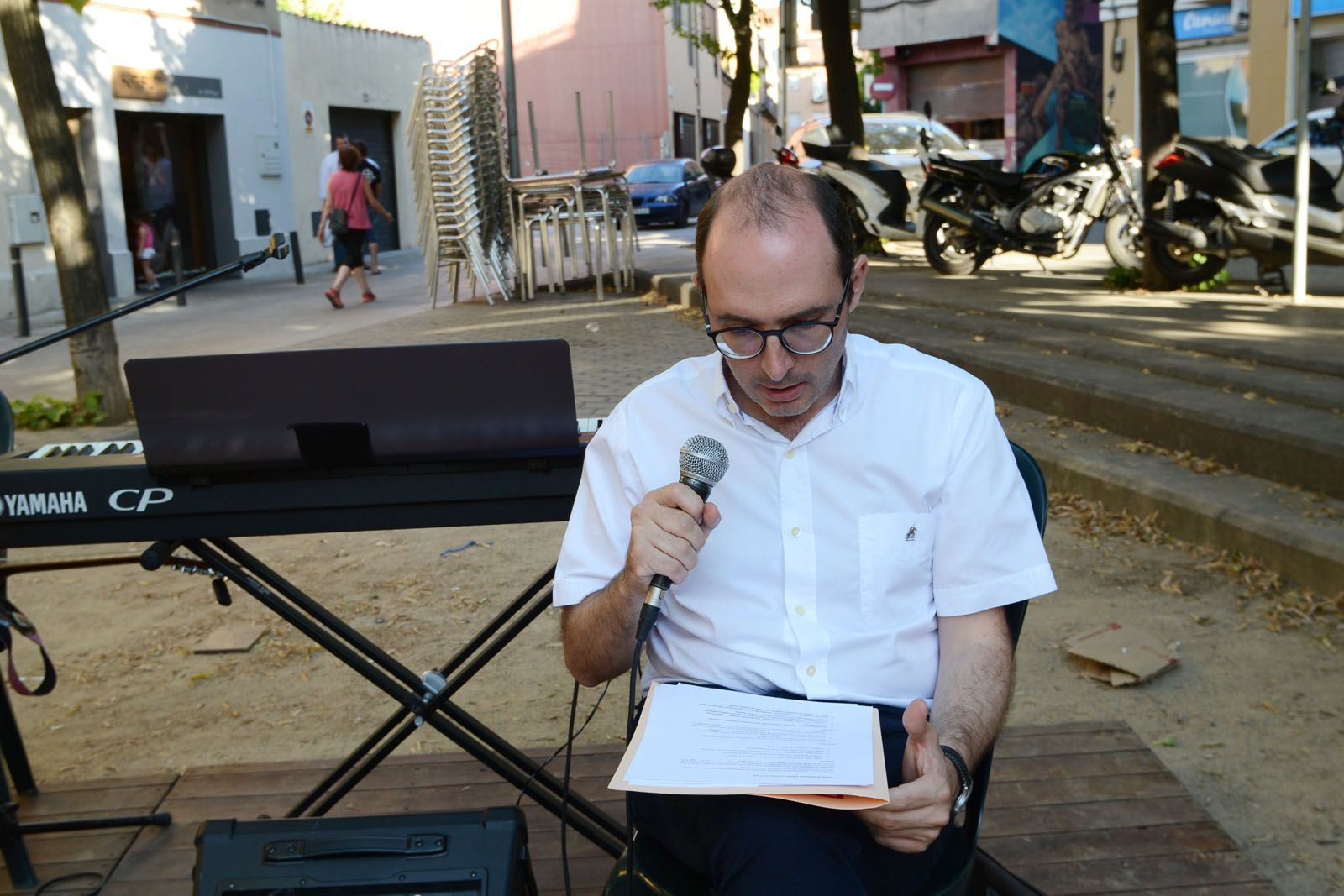 Carles Sorribes ha parlat sobre el tracte que han donat els mitjans internacionals al Procés. FOTO: Silvia Polanco